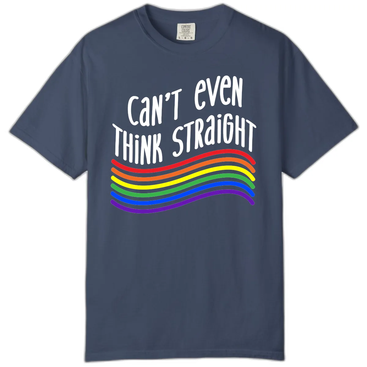 Can't Even Think Straight Comfort Color in Midnight