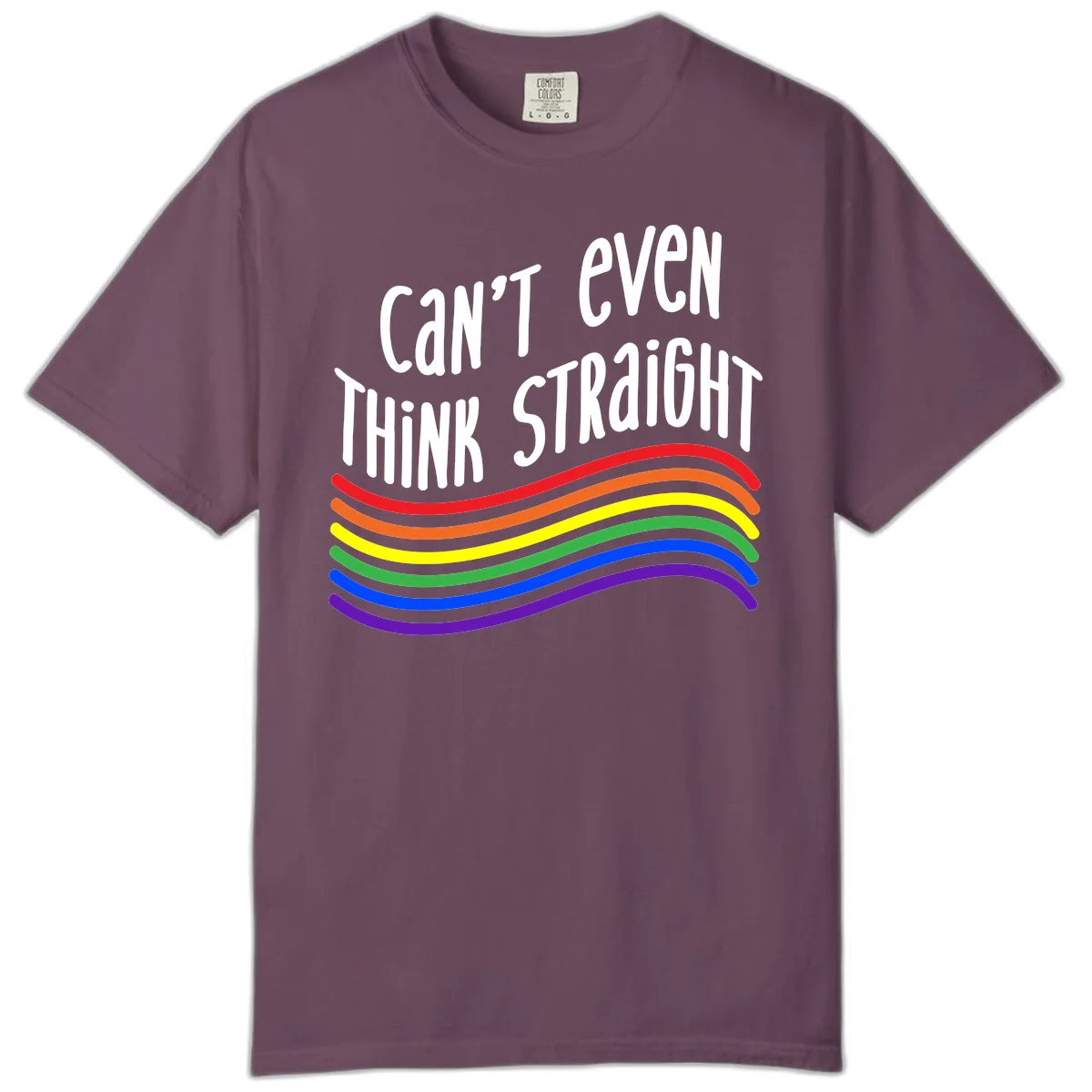 Can't Even Think Straight Comfort Color in Berry