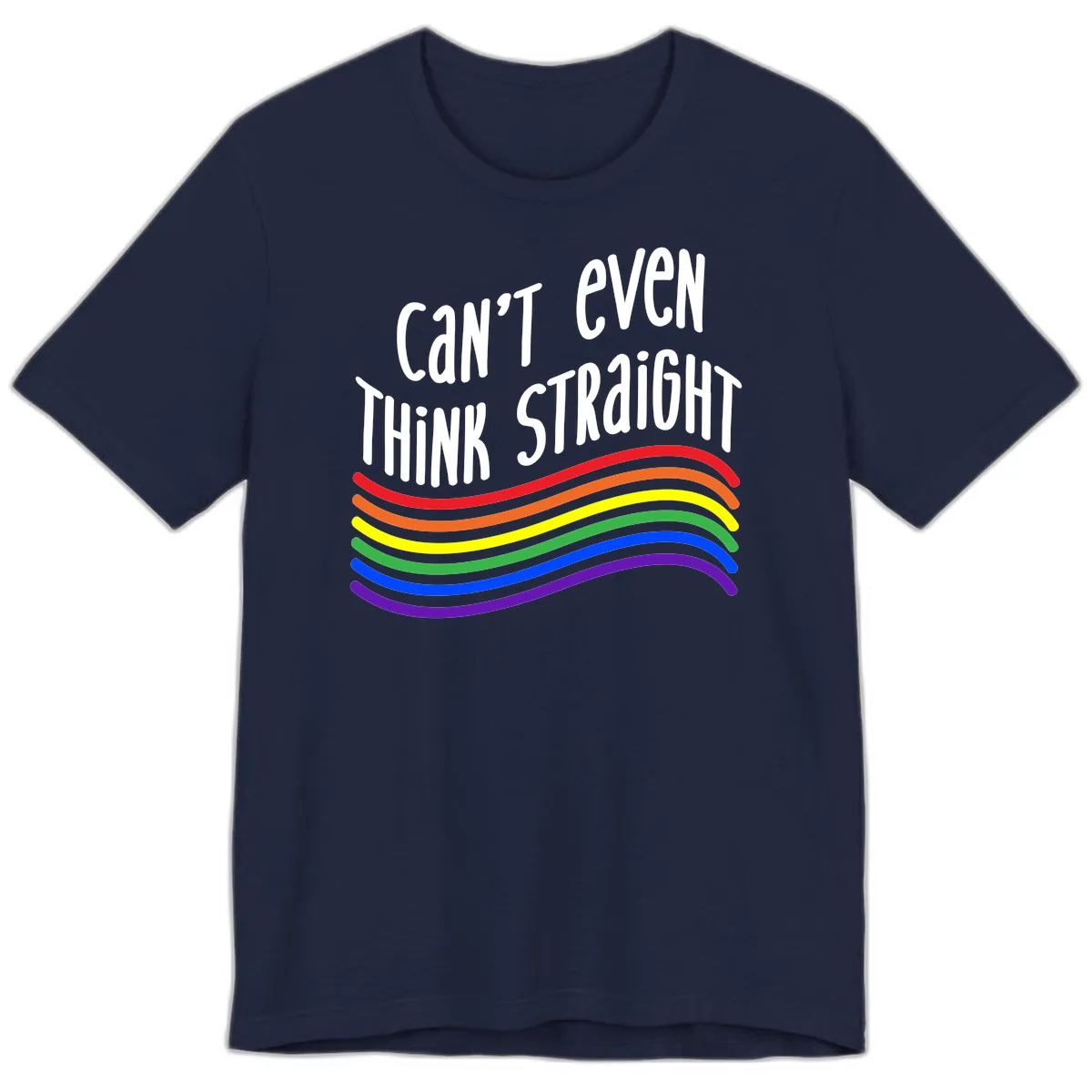 Can't Even Think Straight Premium T-Shirt in Navy