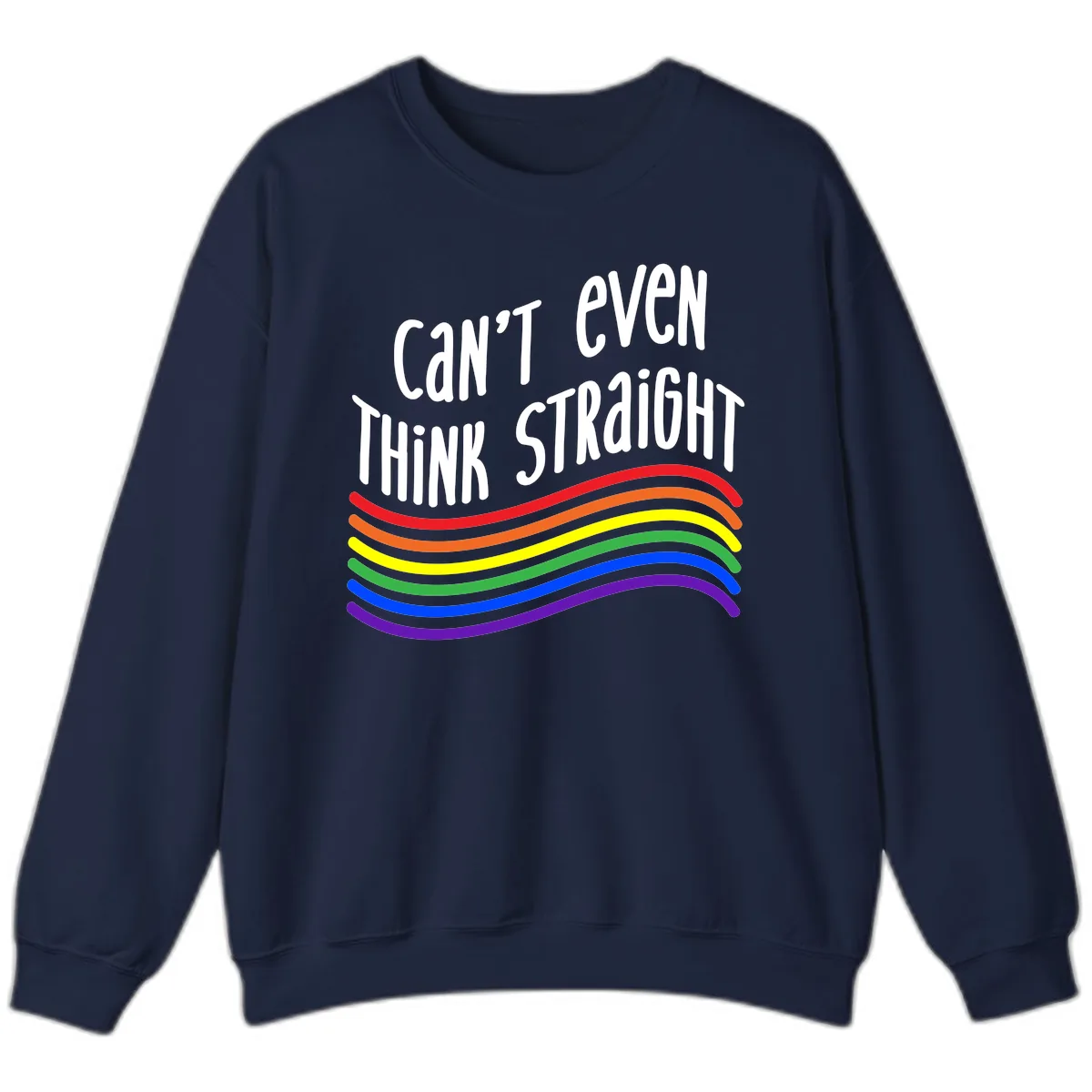 Can't Even Think Straight Sweatshirt in Navy