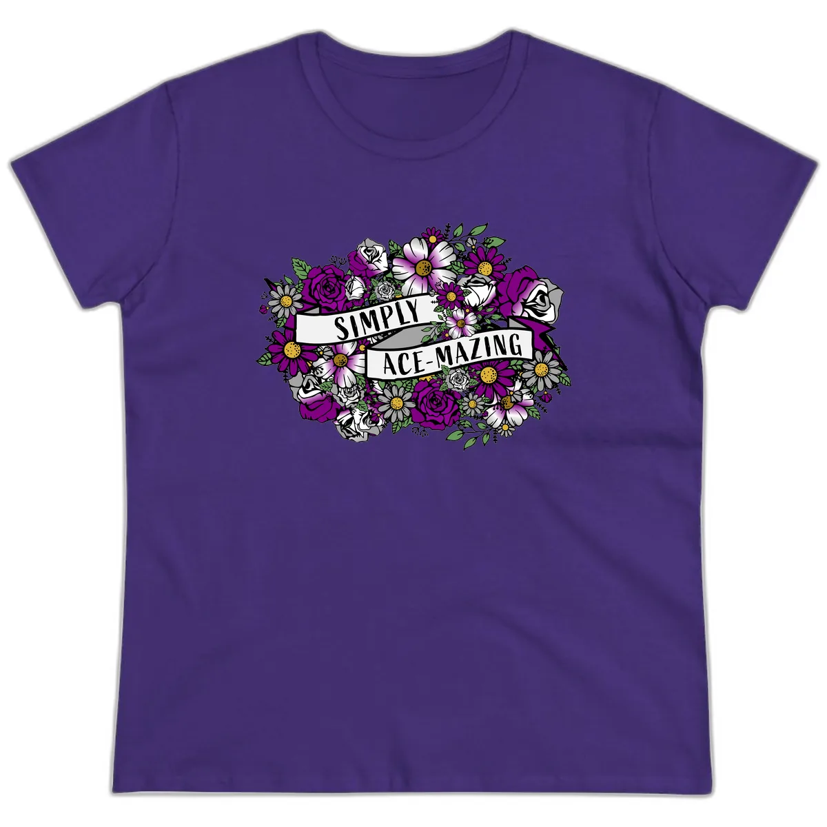 Simply Ace-Mazing Ladies Tee in Purple