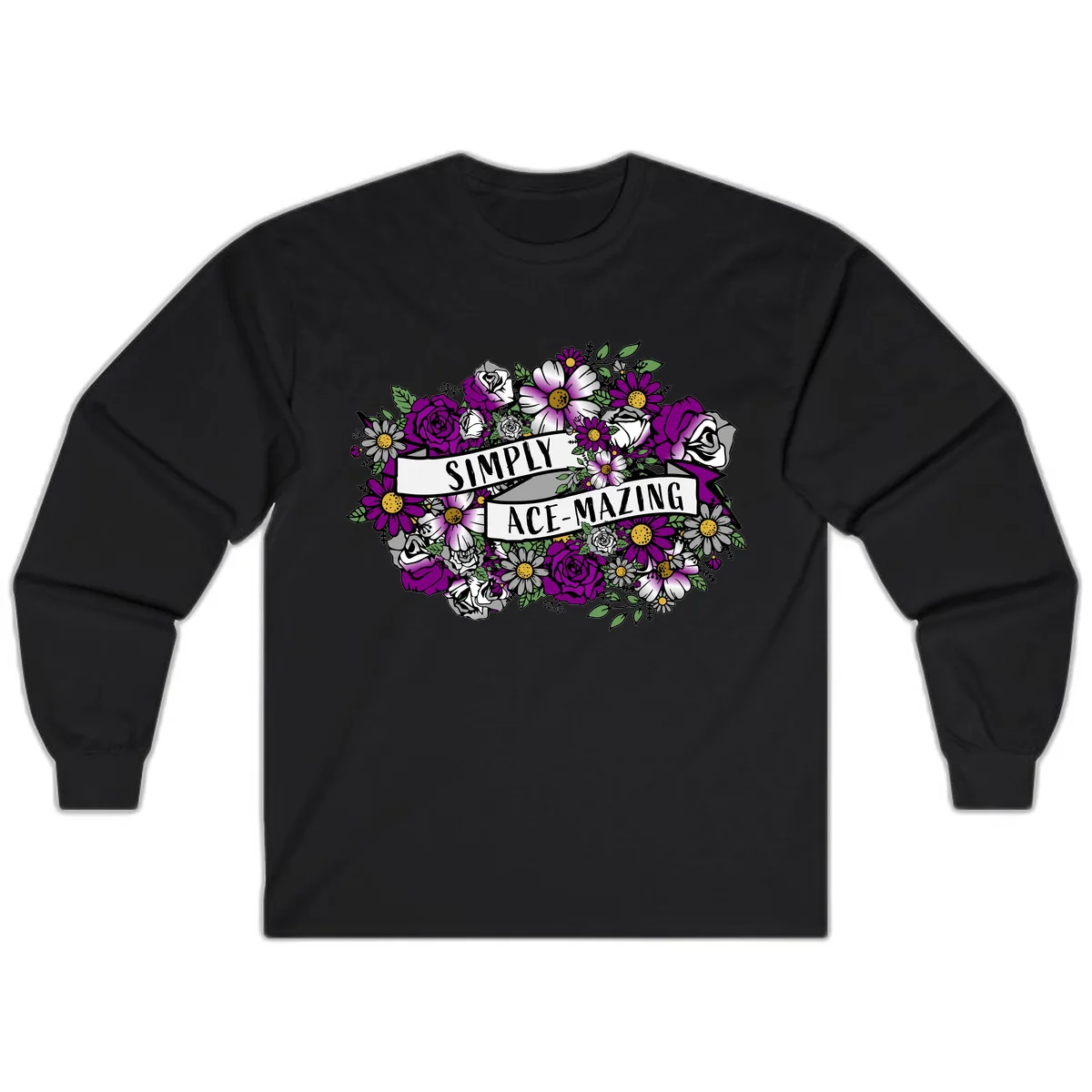 Simply Ace-Mazing Long Sleeve in Black