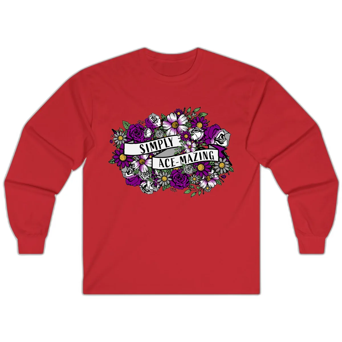 Simply Ace-Mazing Long Sleeve in Red