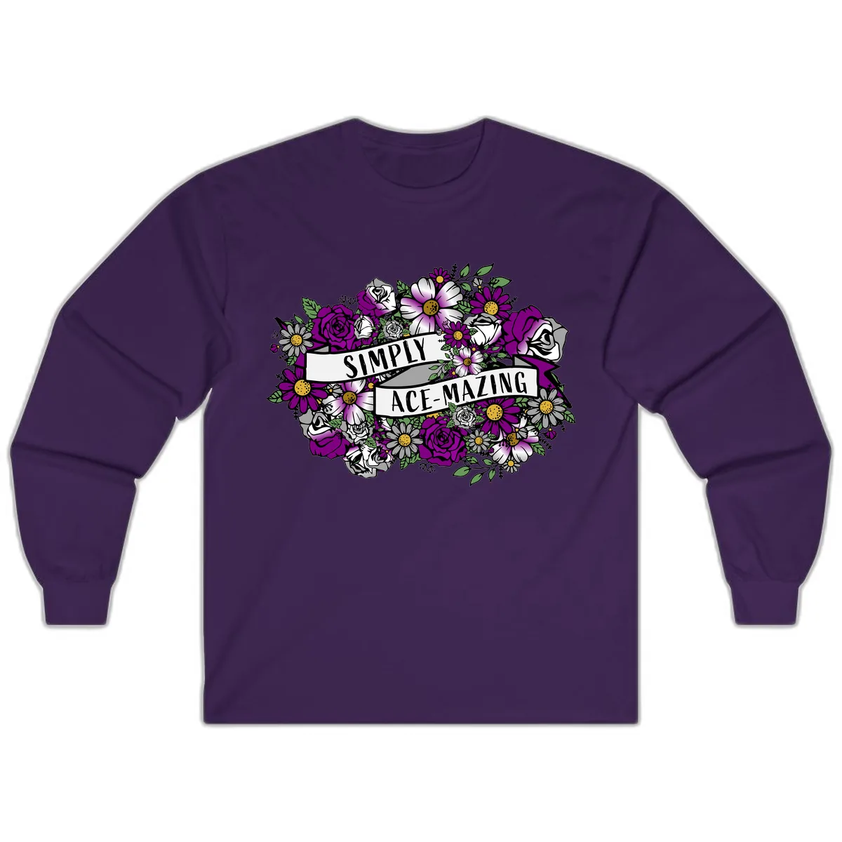 Simply Ace-Mazing Long Sleeve in Purple