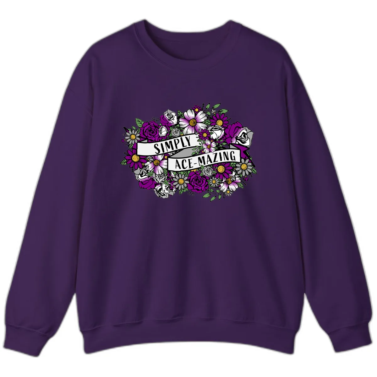 Simply Ace-Mazing Sweatshirt in Purple