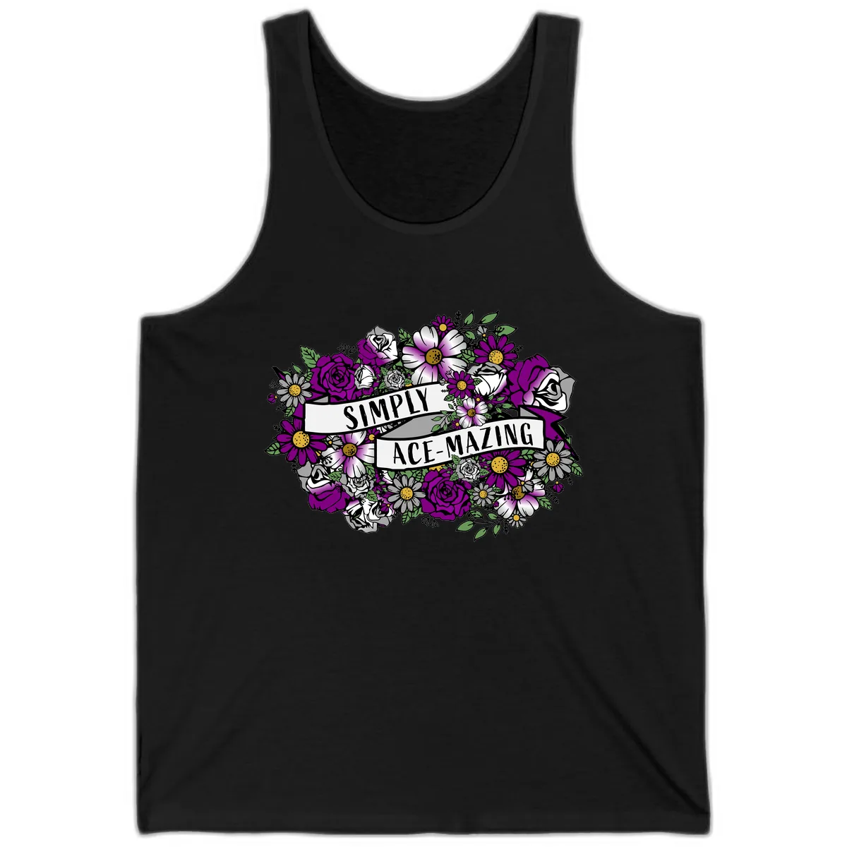 Simply Ace-Mazing Tank in Black