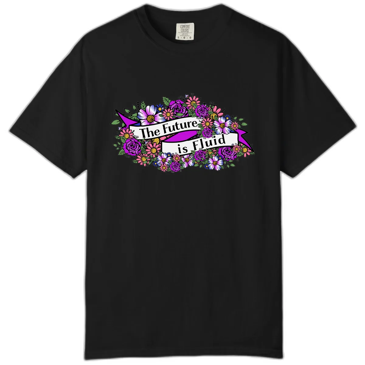 The Future Is Fluid Comfort Color in Black