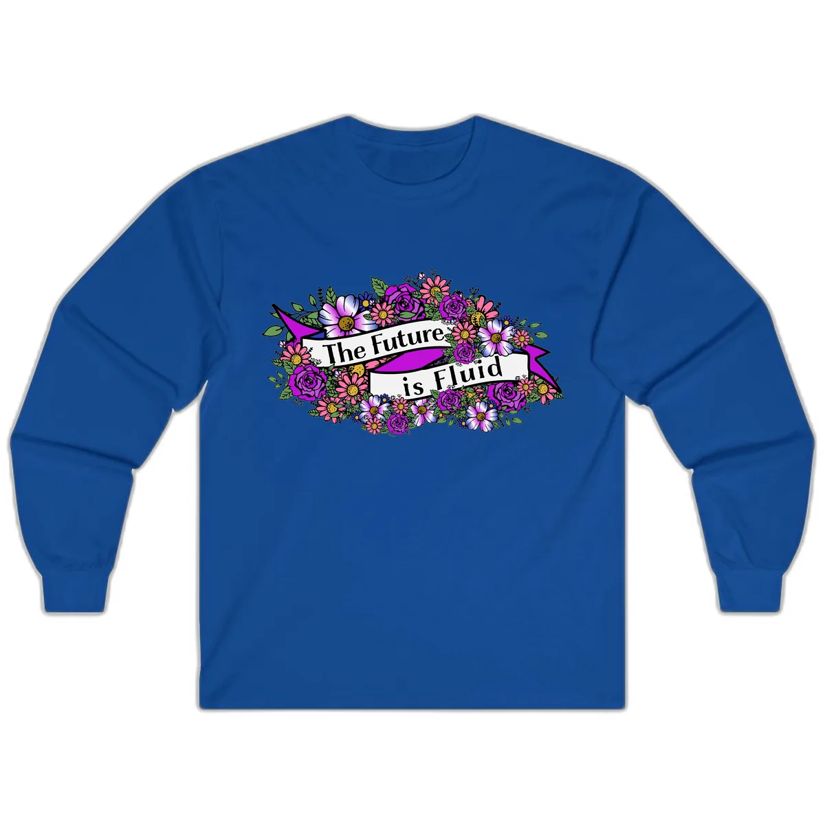 The Future Is Fluid Long Sleeve in Royal