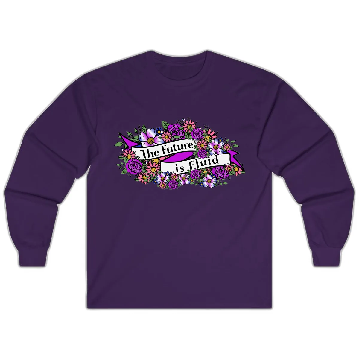 The Future Is Fluid Long Sleeve in Purple