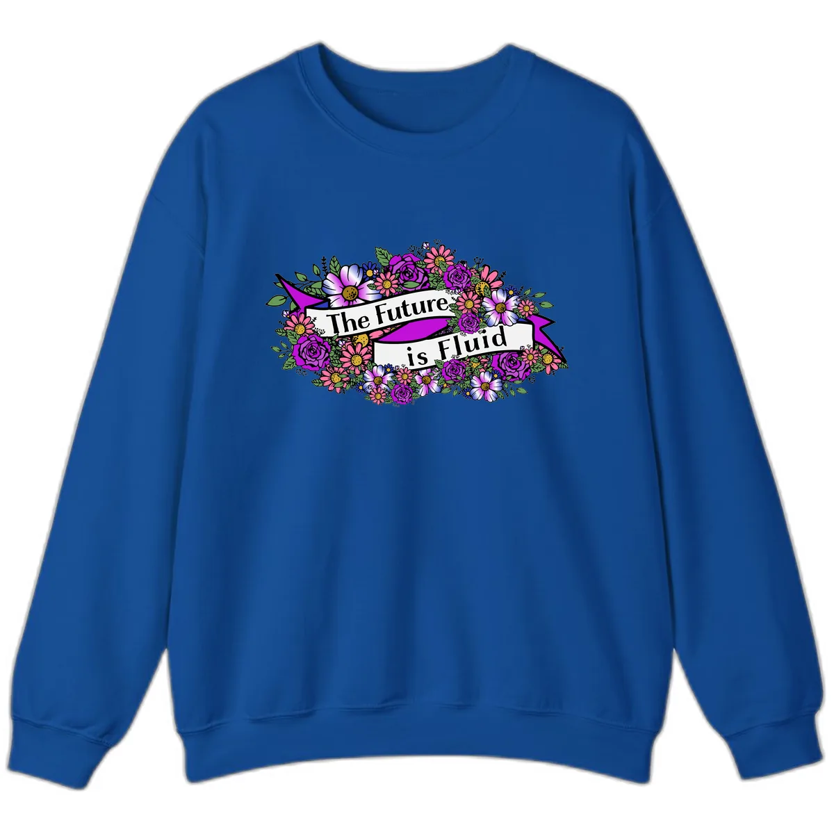 The Future Is Fluid Sweatshirt in Royal
