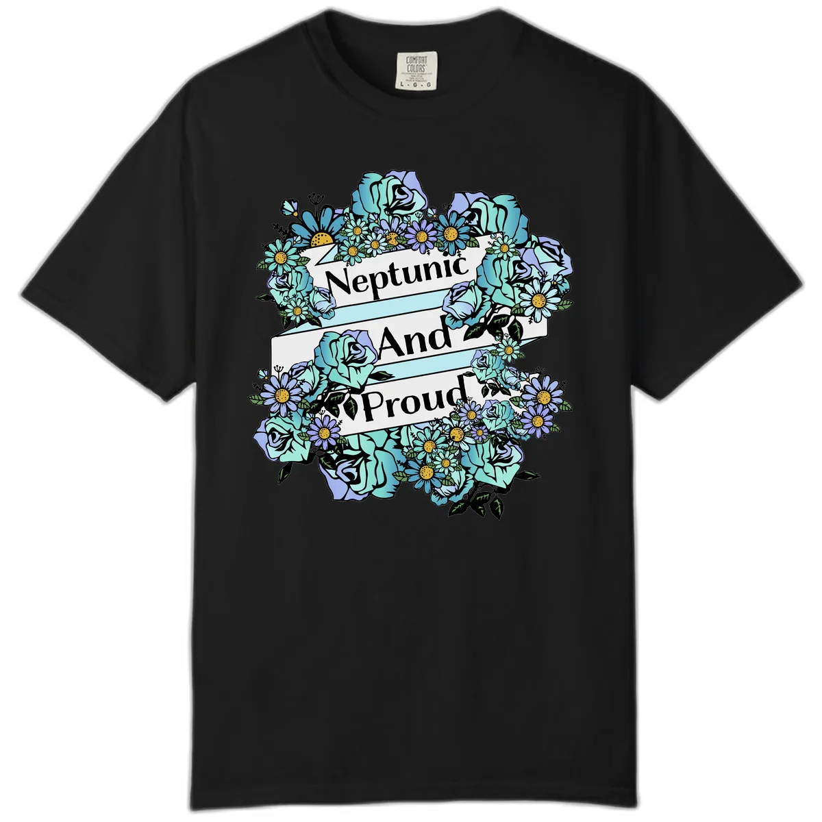 Neptunic And Proud Comfort Color in Black