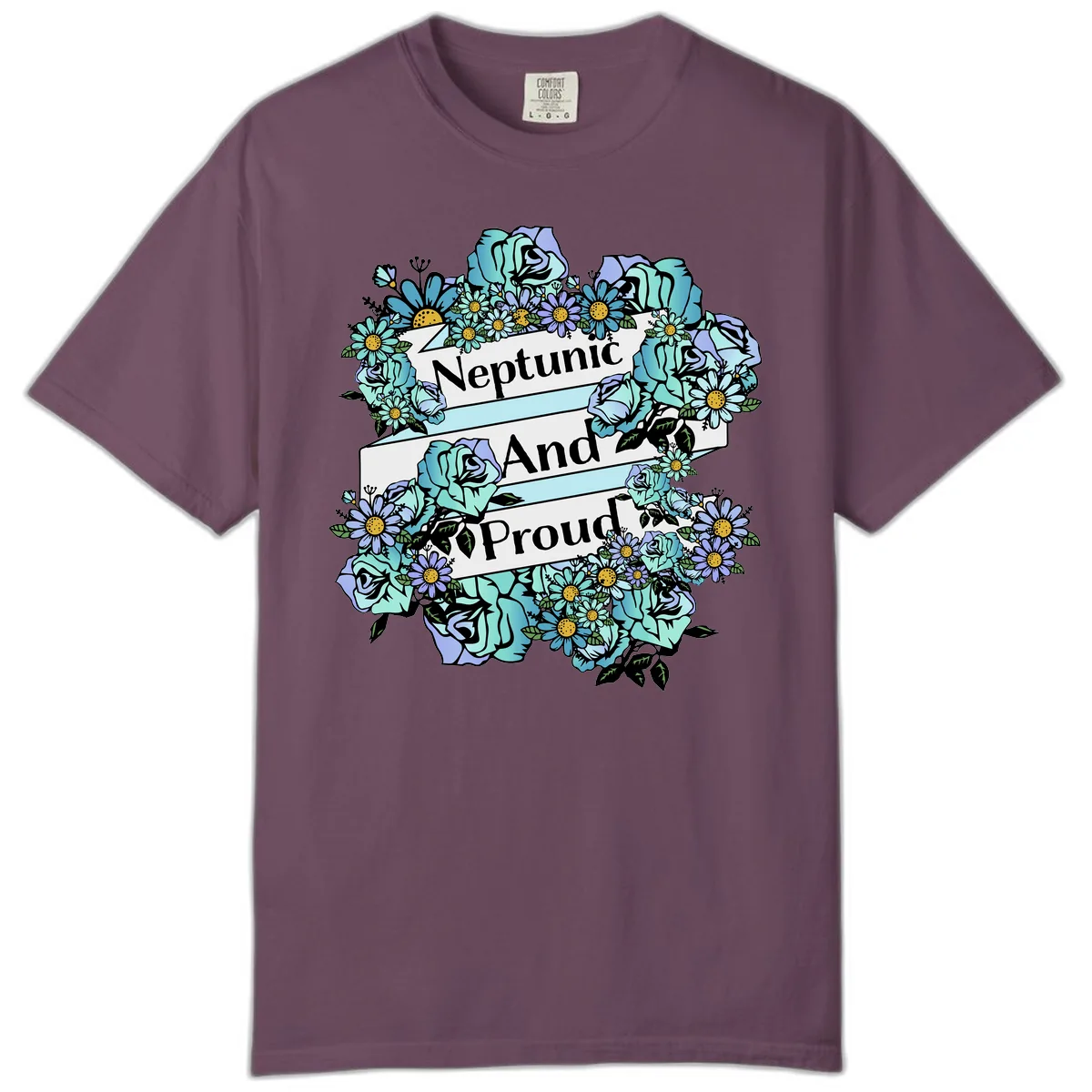 Neptunic And Proud Comfort Color in Berry