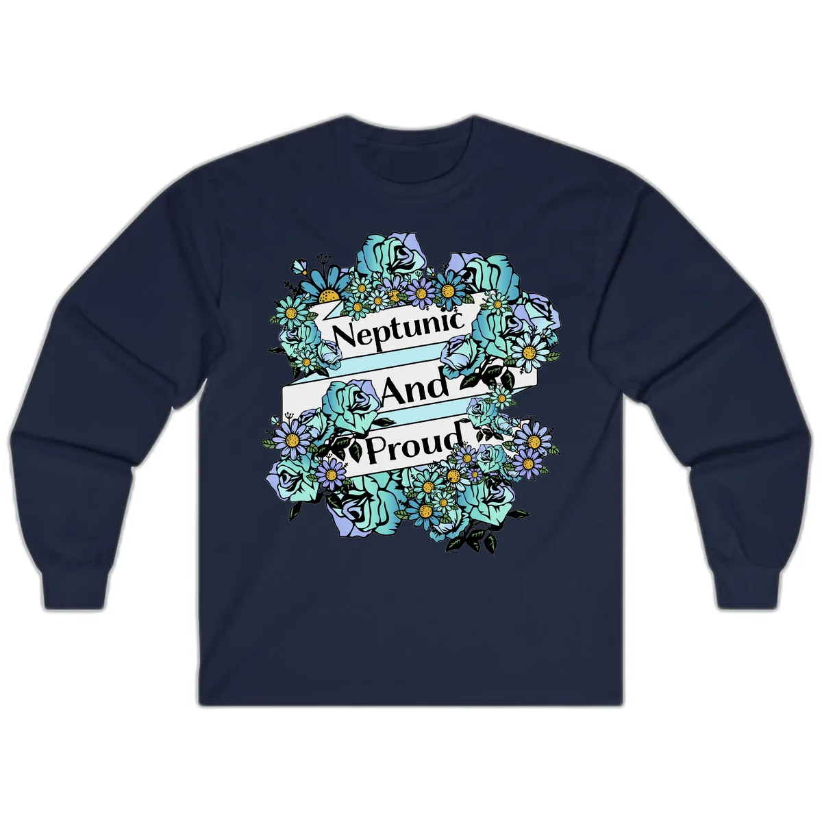 Neptunic And Proud Long Sleeve in Navy