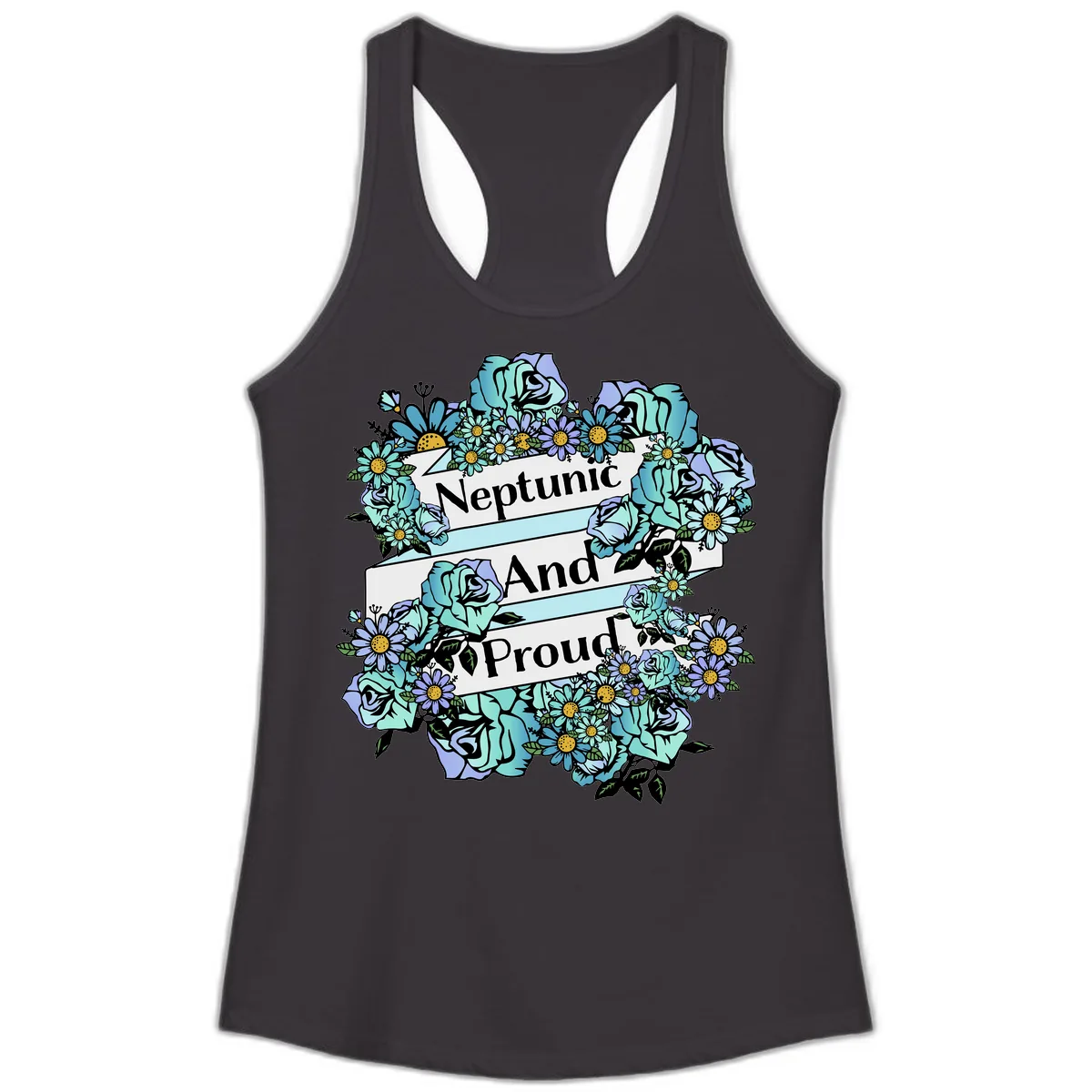 Neptunic And Proud Ladies Tank in Black