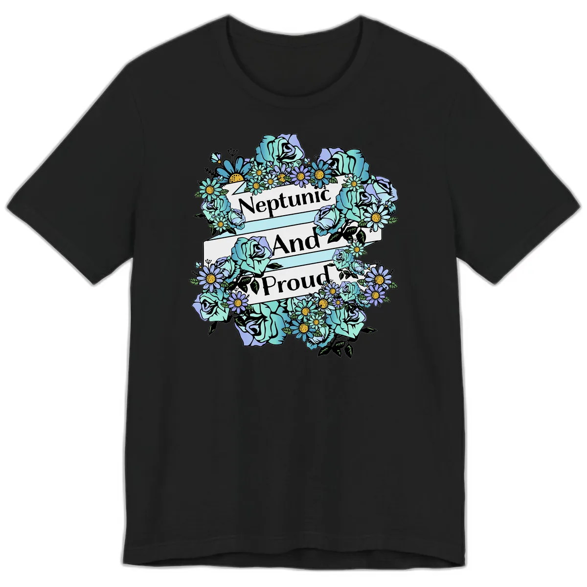 Neptunic And Proud Premium T-Shirt in Black