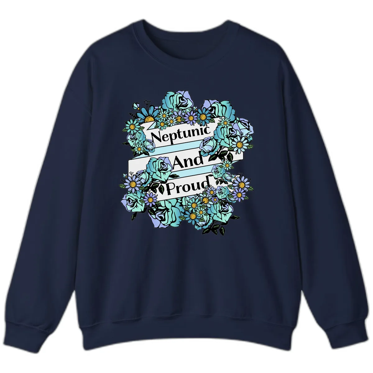 Neptunic And Proud Sweatshirt in Navy
