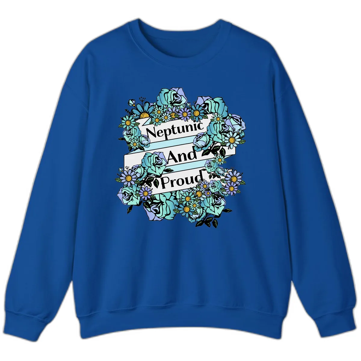 Neptunic And Proud Sweatshirt in Royal