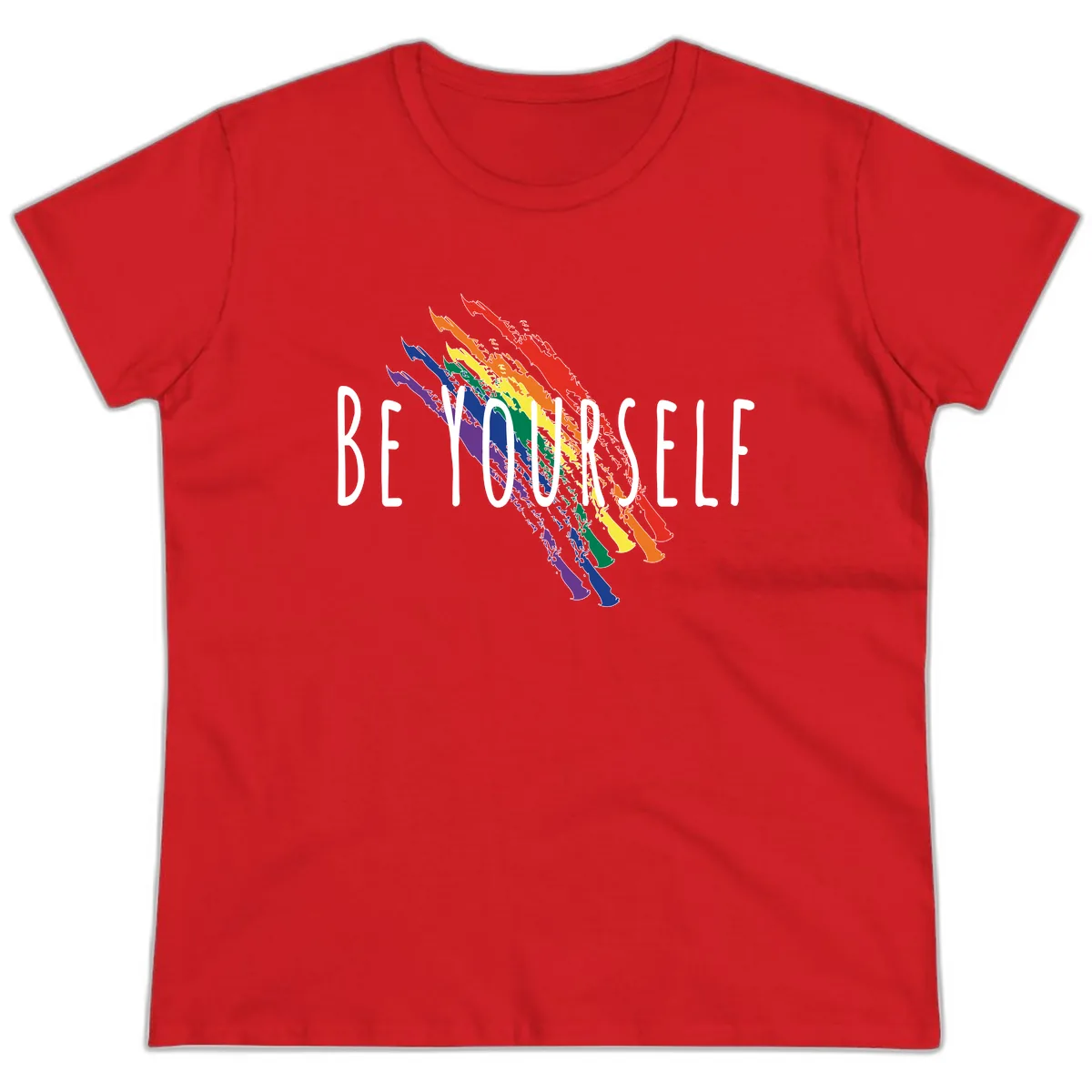 Beyond Left Indonesia Pride Map Ladies Tee in Red