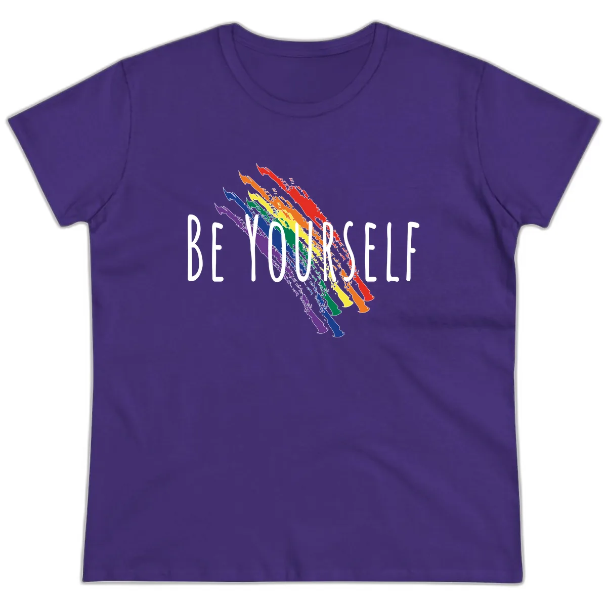 Beyond Left Indonesia Pride Map Ladies Tee in Purple