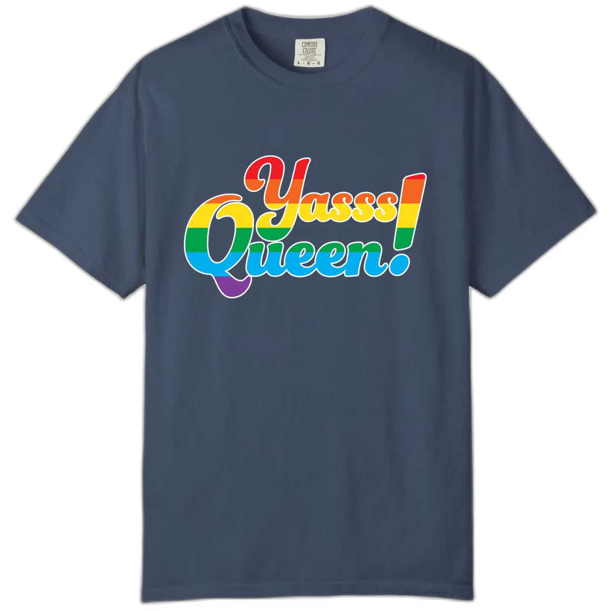 Unapologetically Queer Pride Comfort Color in Midnight