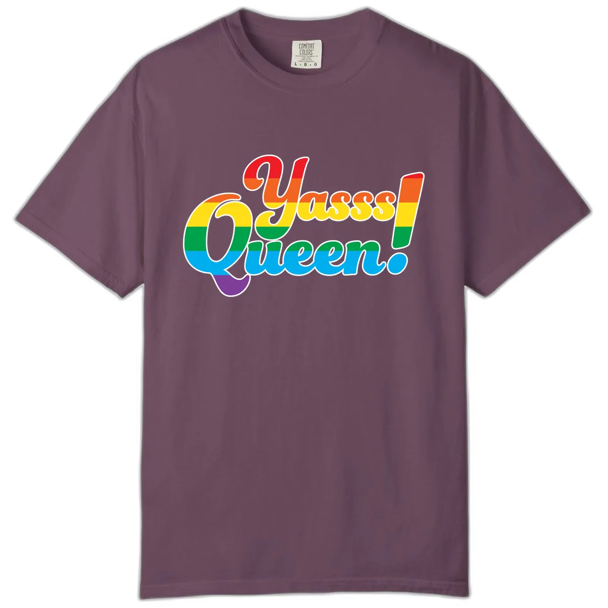 Unapologetically Queer Pride Comfort Color in Berry