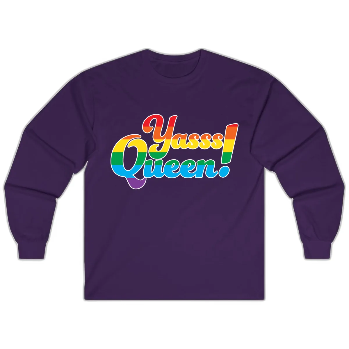 Unapologetically Queer Pride Long Sleeve in Purple