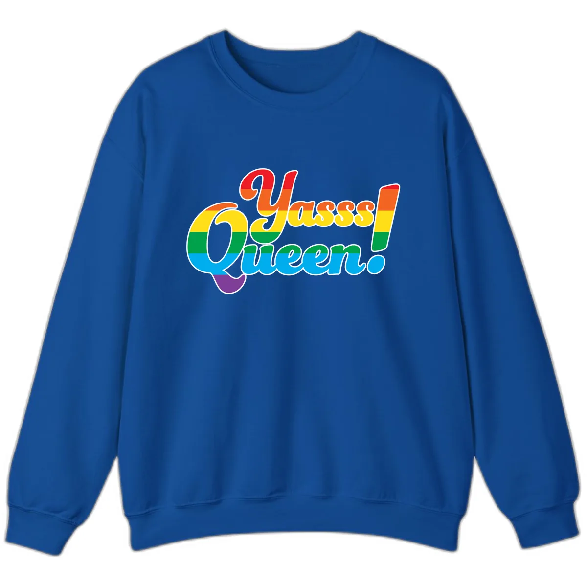 Unapologetically Queer Pride Sweatshirt in Royal