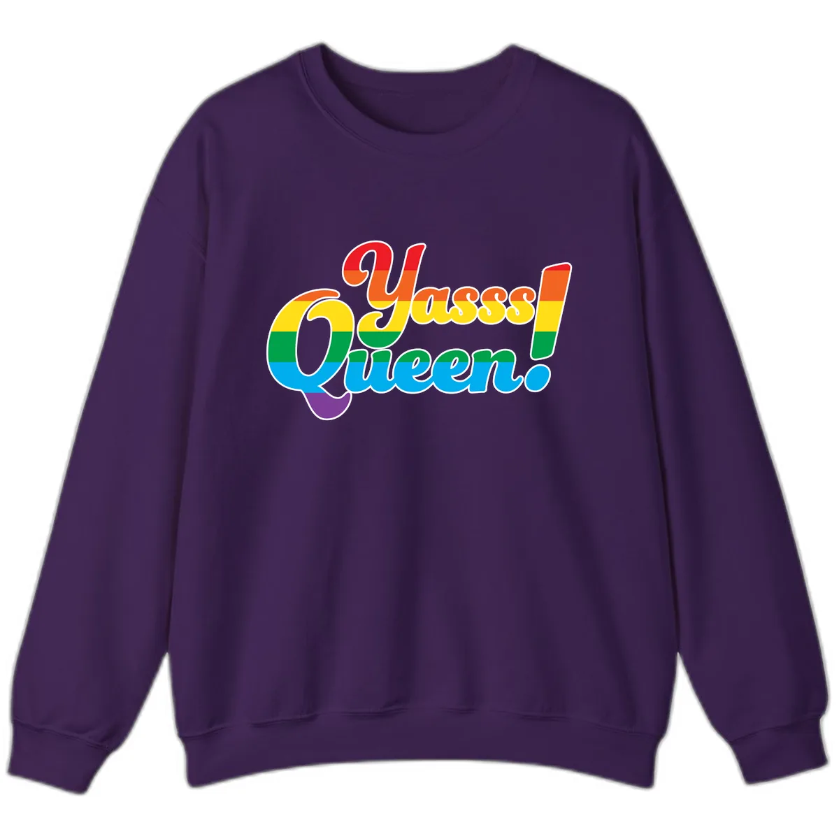 Unapologetically Queer Pride Sweatshirt in Purple