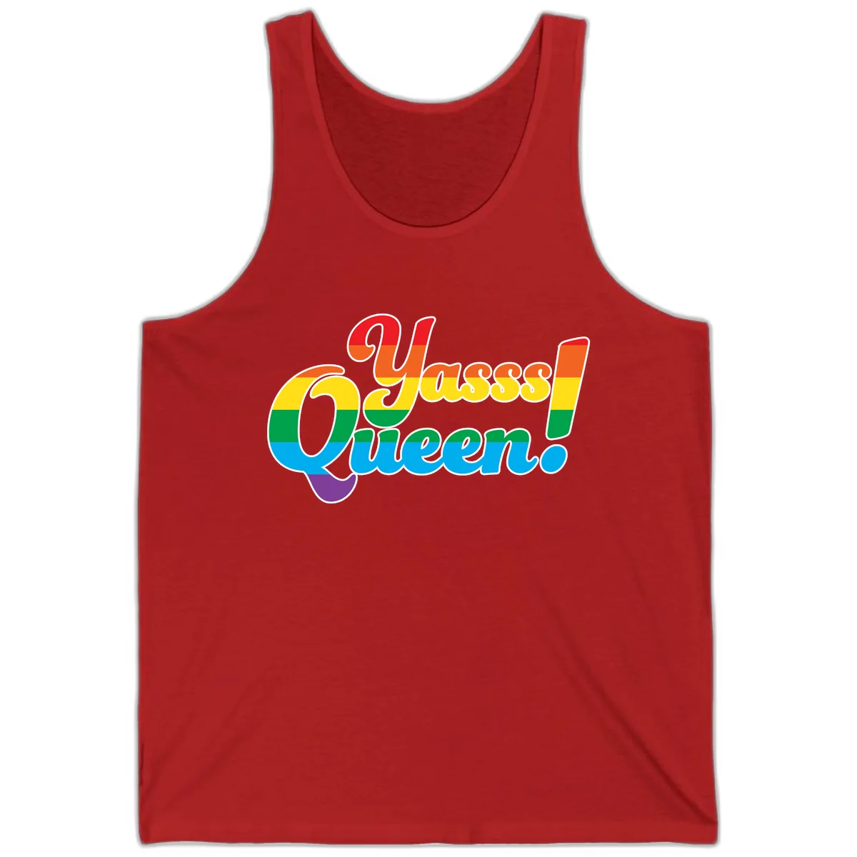 Unapologetically Queer Pride Tank in Red
