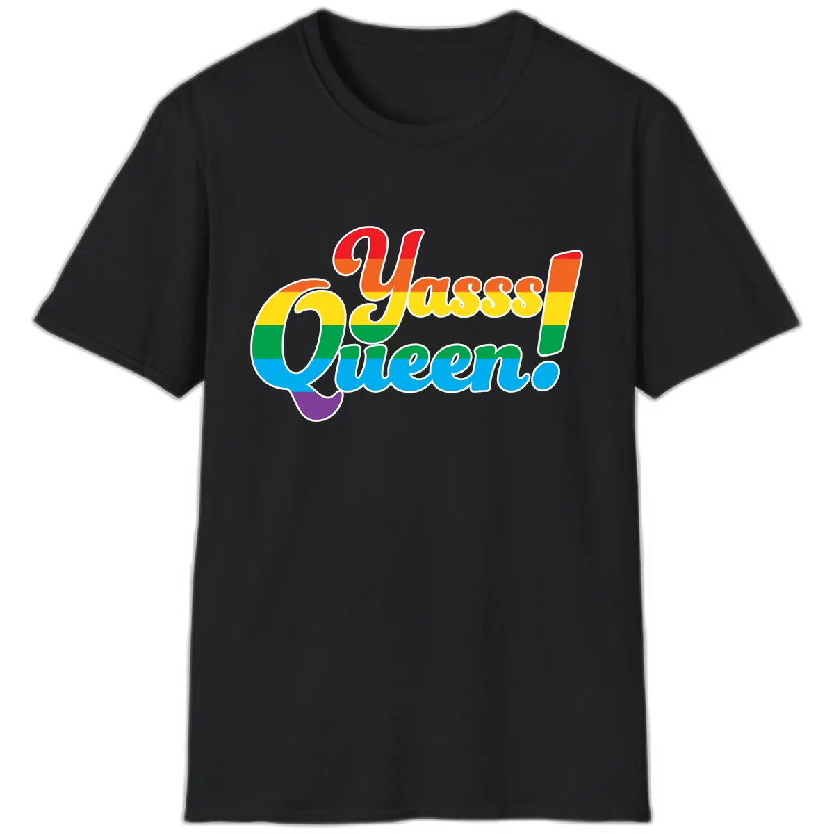 Unapologetically Queer Pride T-Shirt in Black