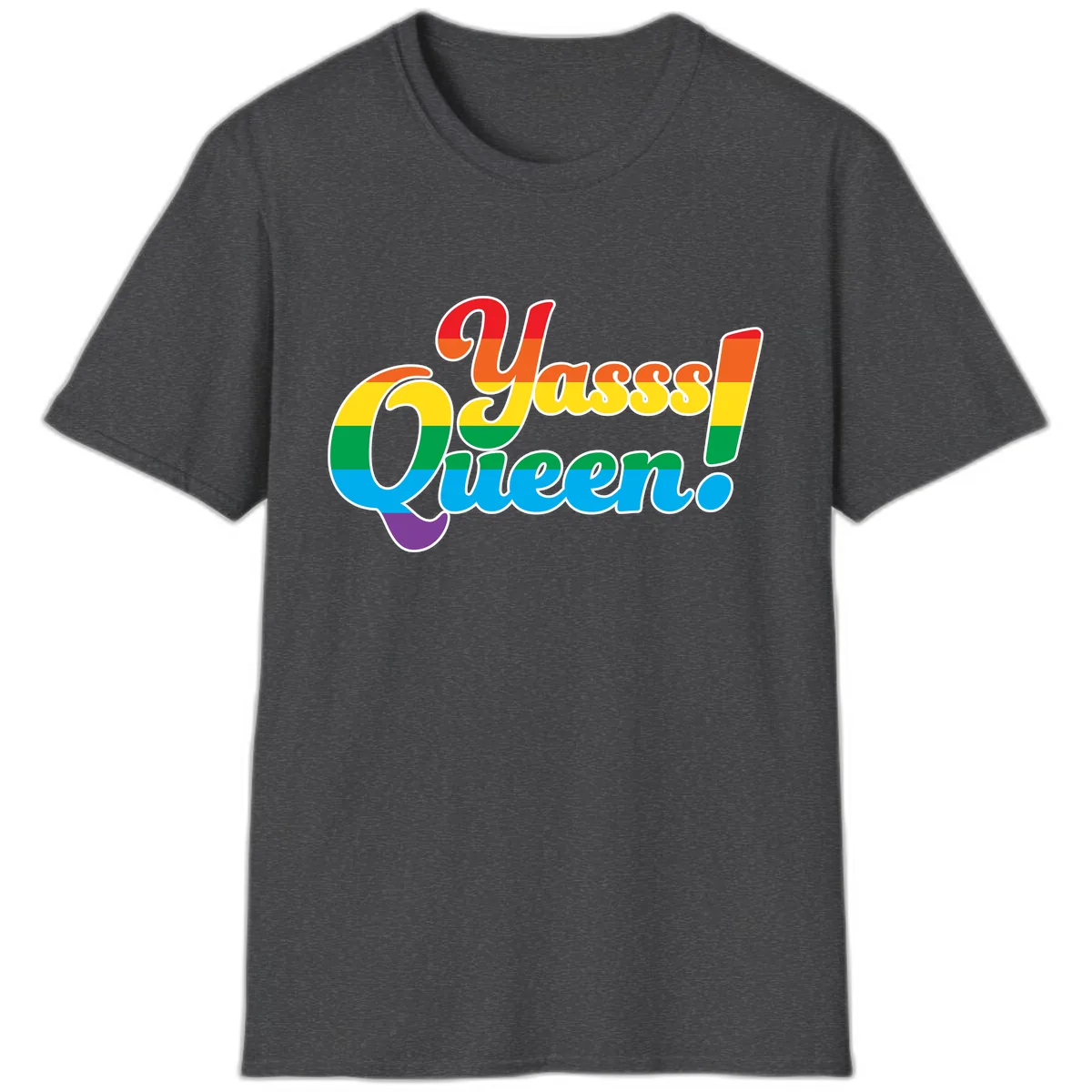 Unapologetically Queer Pride T-Shirt in Dark Heather