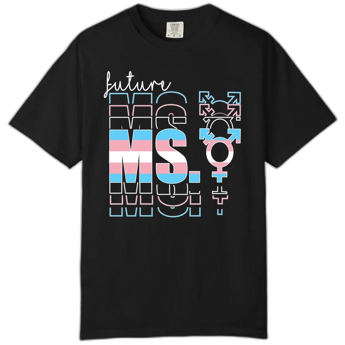 Future Self Gender Expression Pride Comfort Color in Black