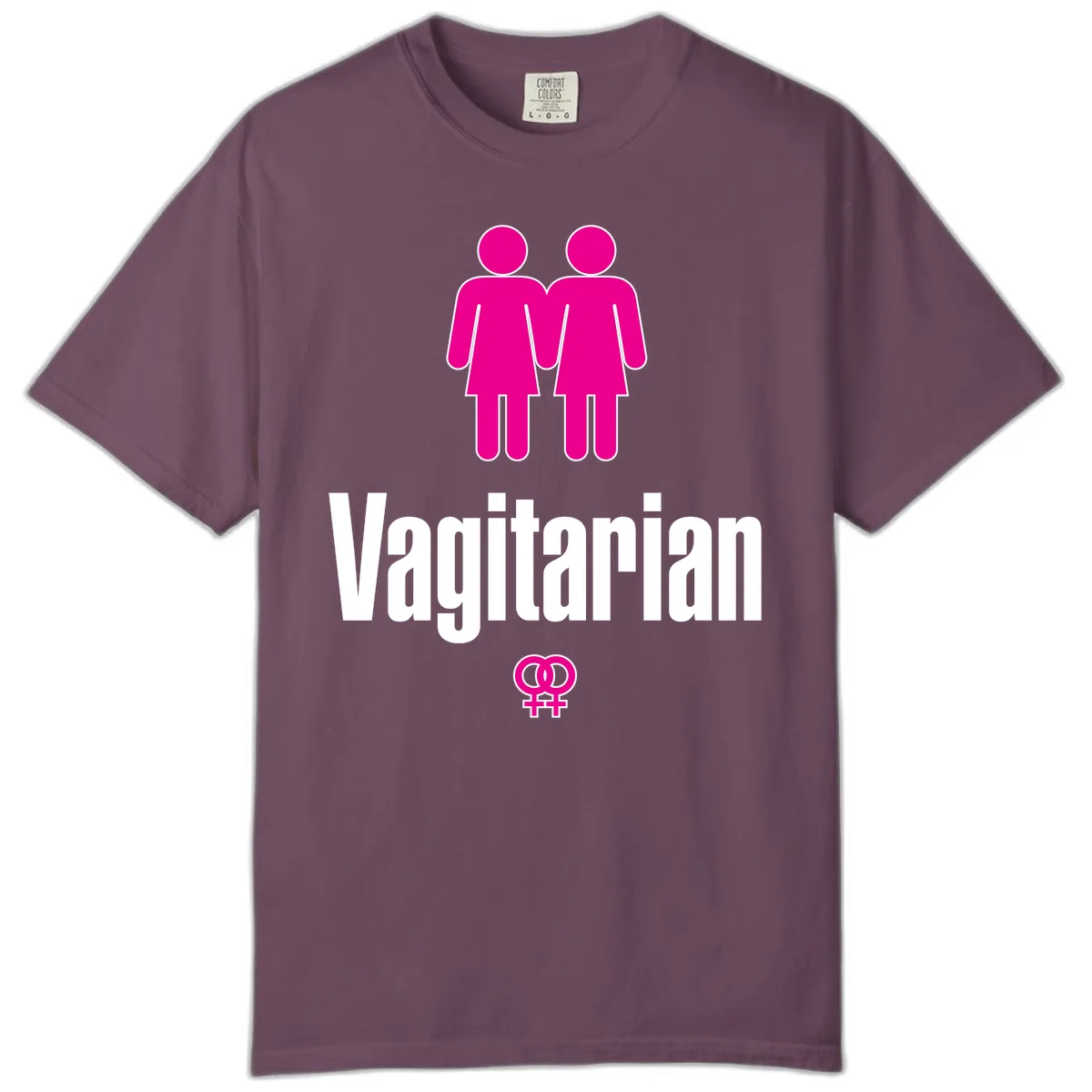 Vagitarian Pride Comfort Color in Berry