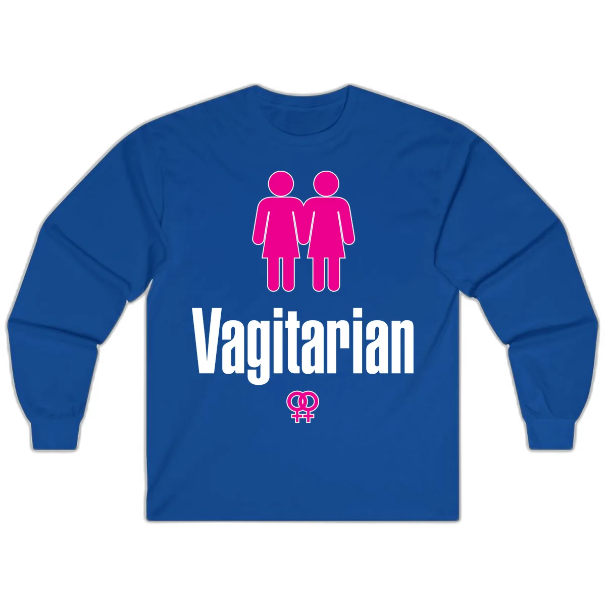 Vagitarian Pride Long Sleeve in Royal