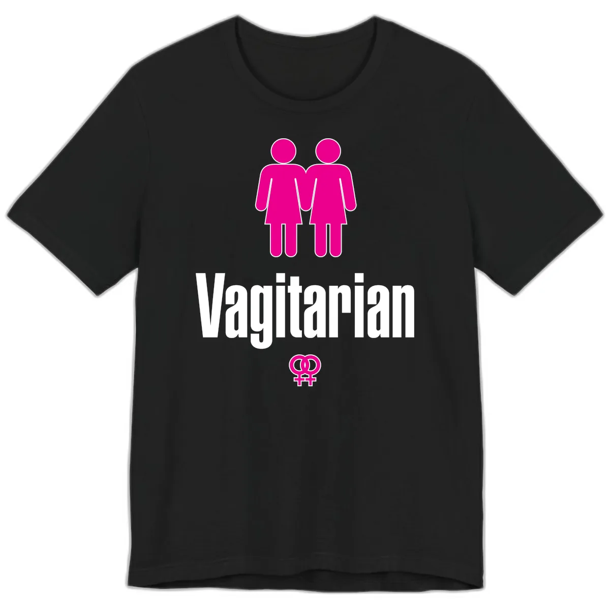 Vagitarian Pride Premium T-Shirt in Black