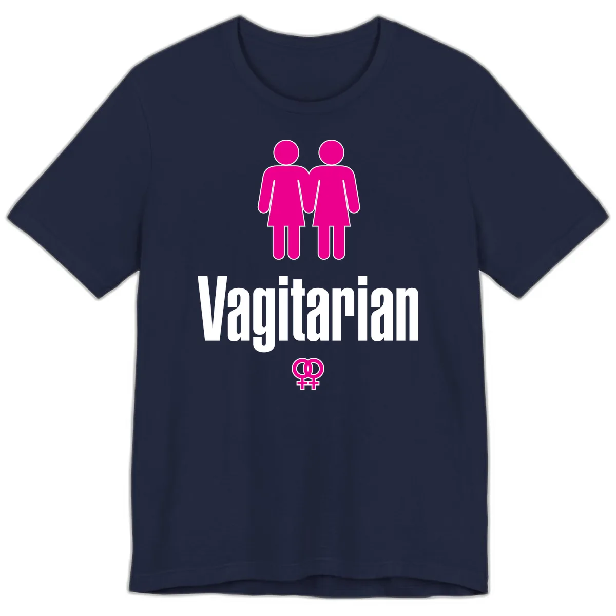 Vagitarian Pride Premium T-Shirt in Navy