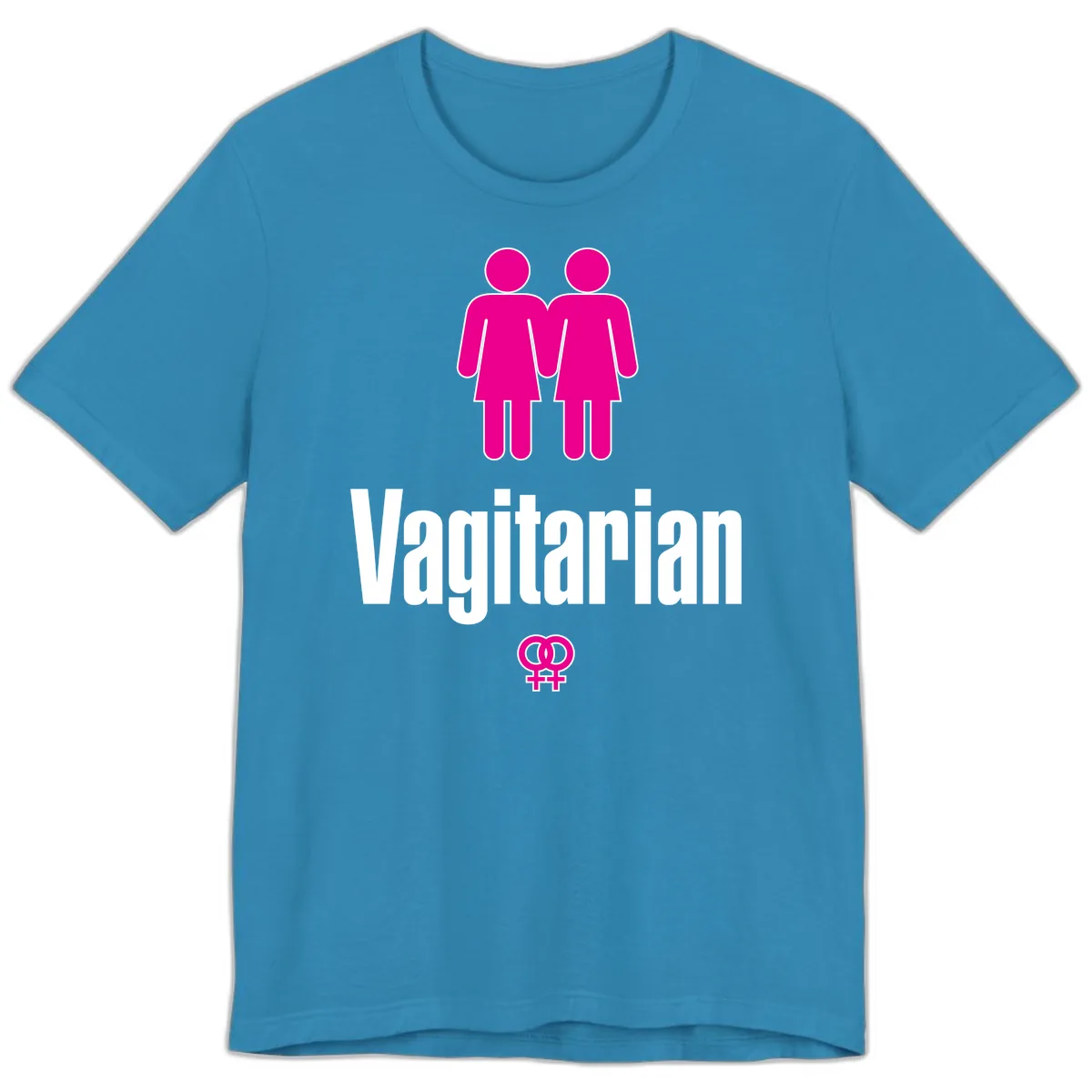 Vagitarian Pride Premium T-Shirt in Aqua