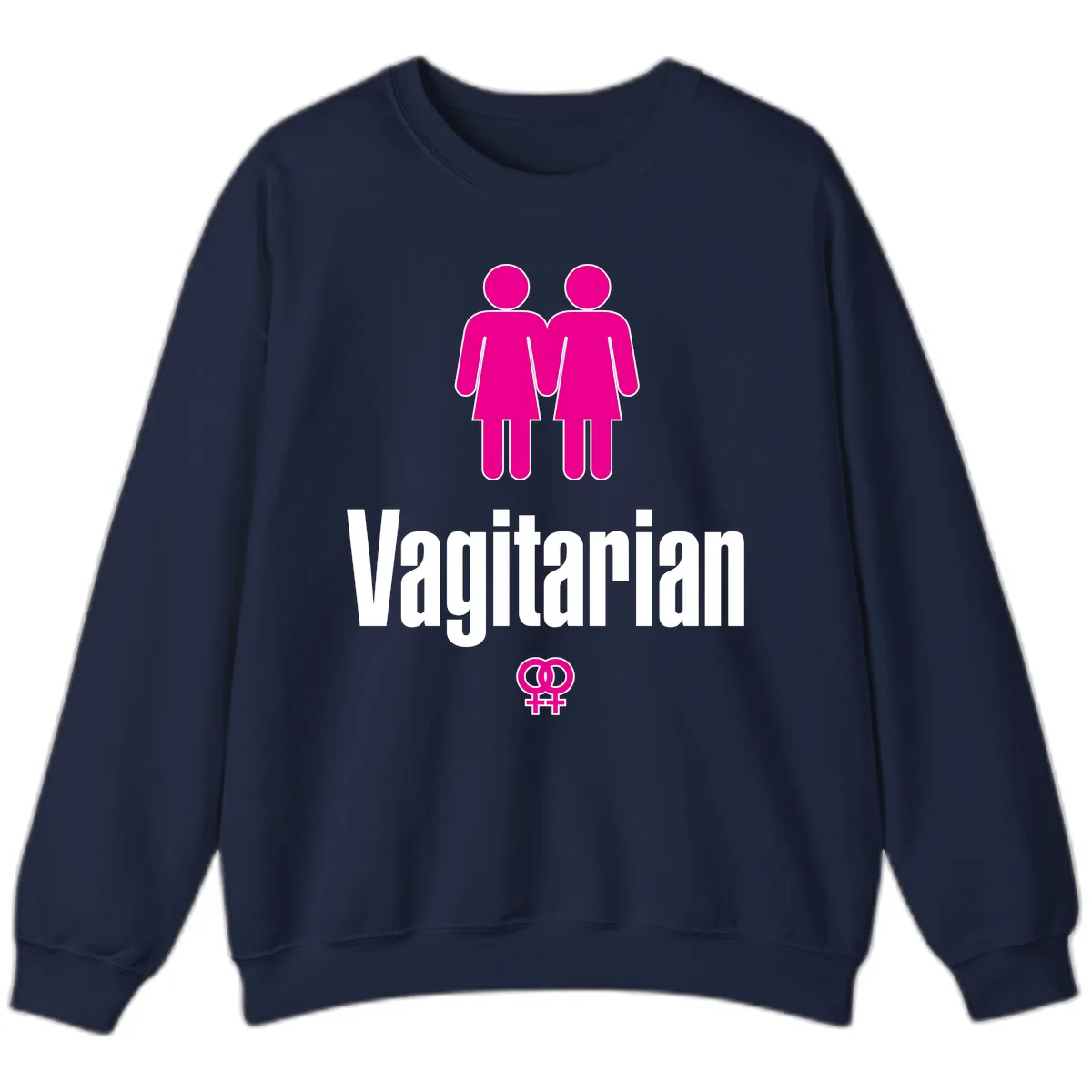 Vagitarian Pride Sweatshirt in Navy