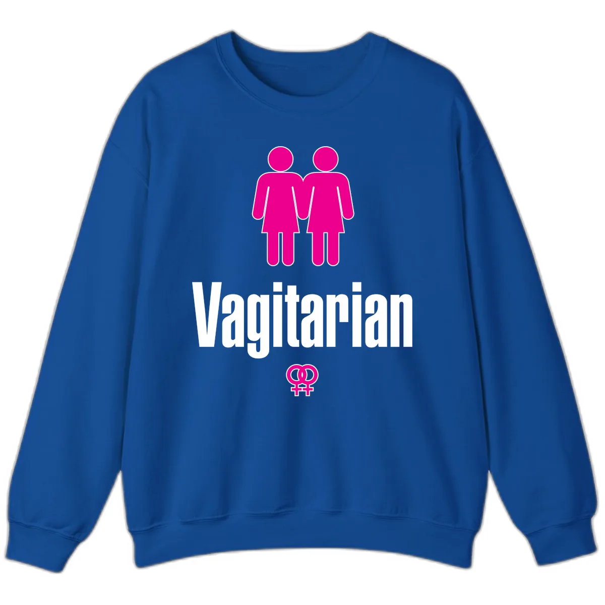 Vagitarian Pride Sweatshirt in Royal