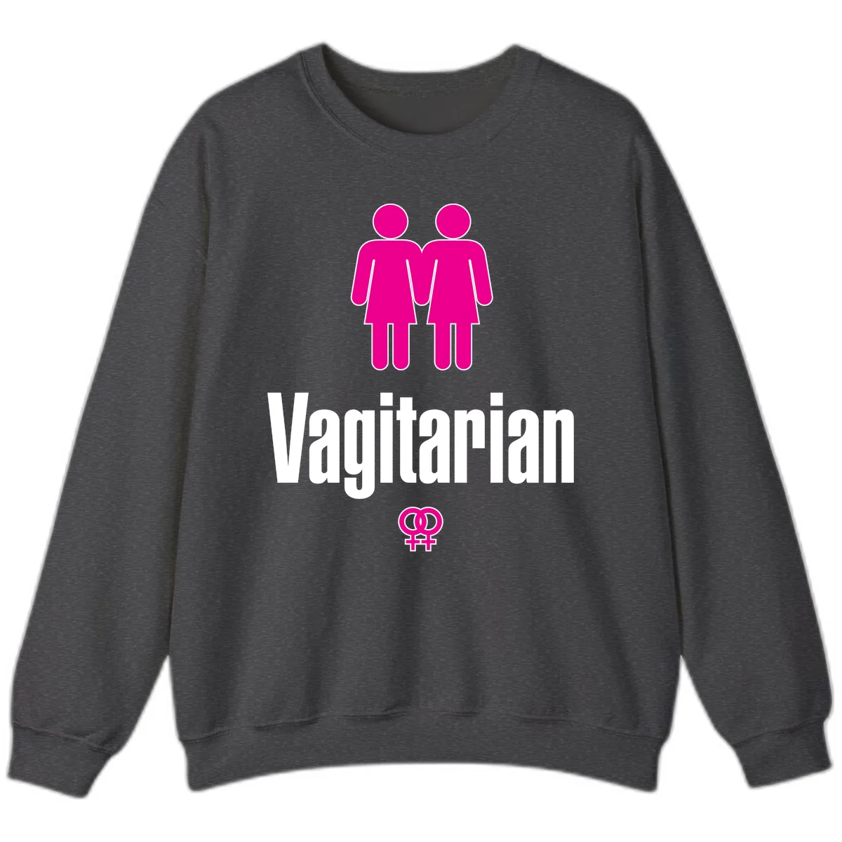 Vagitarian Pride Sweatshirt in Dark Heather