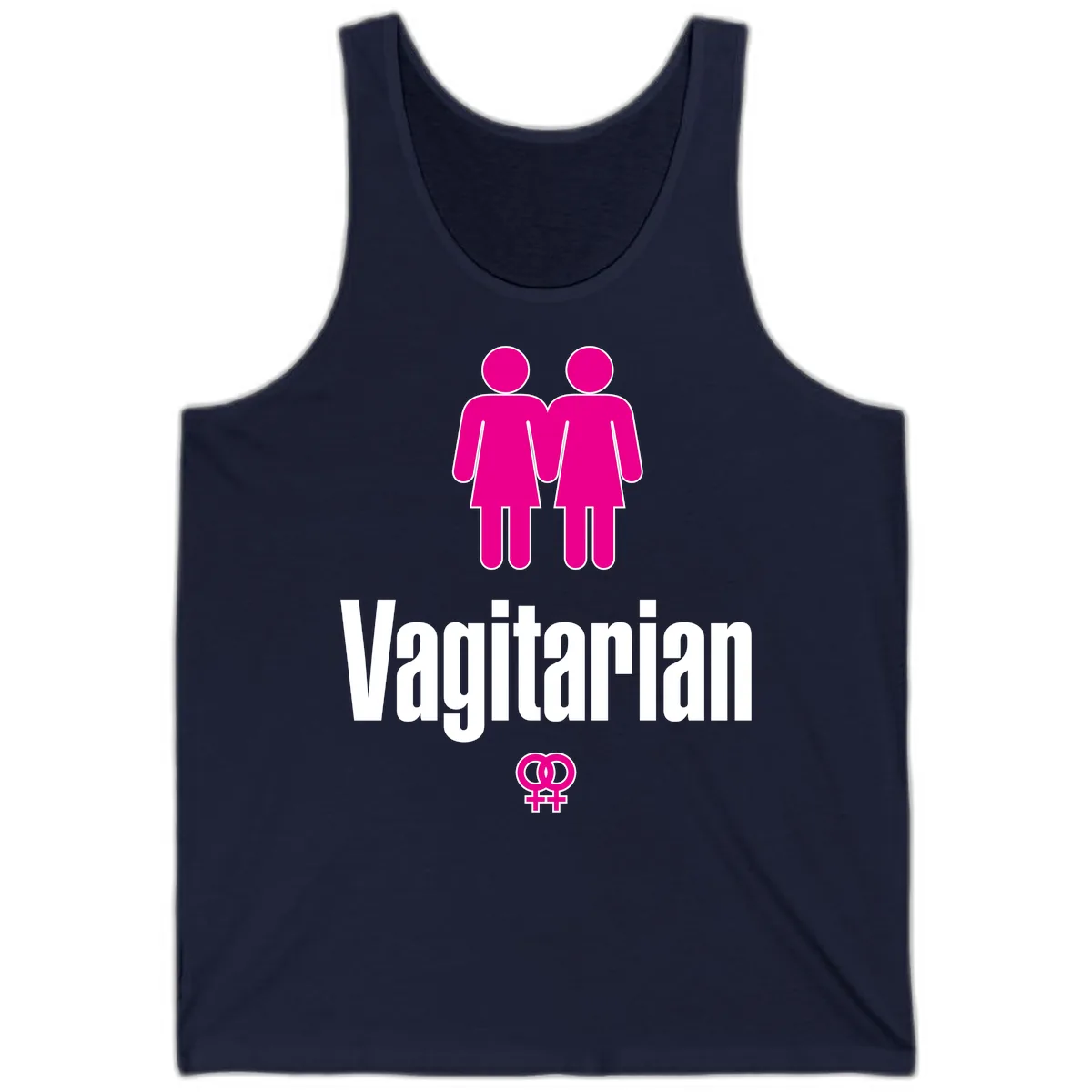 Vagitarian Pride Tank in Navy