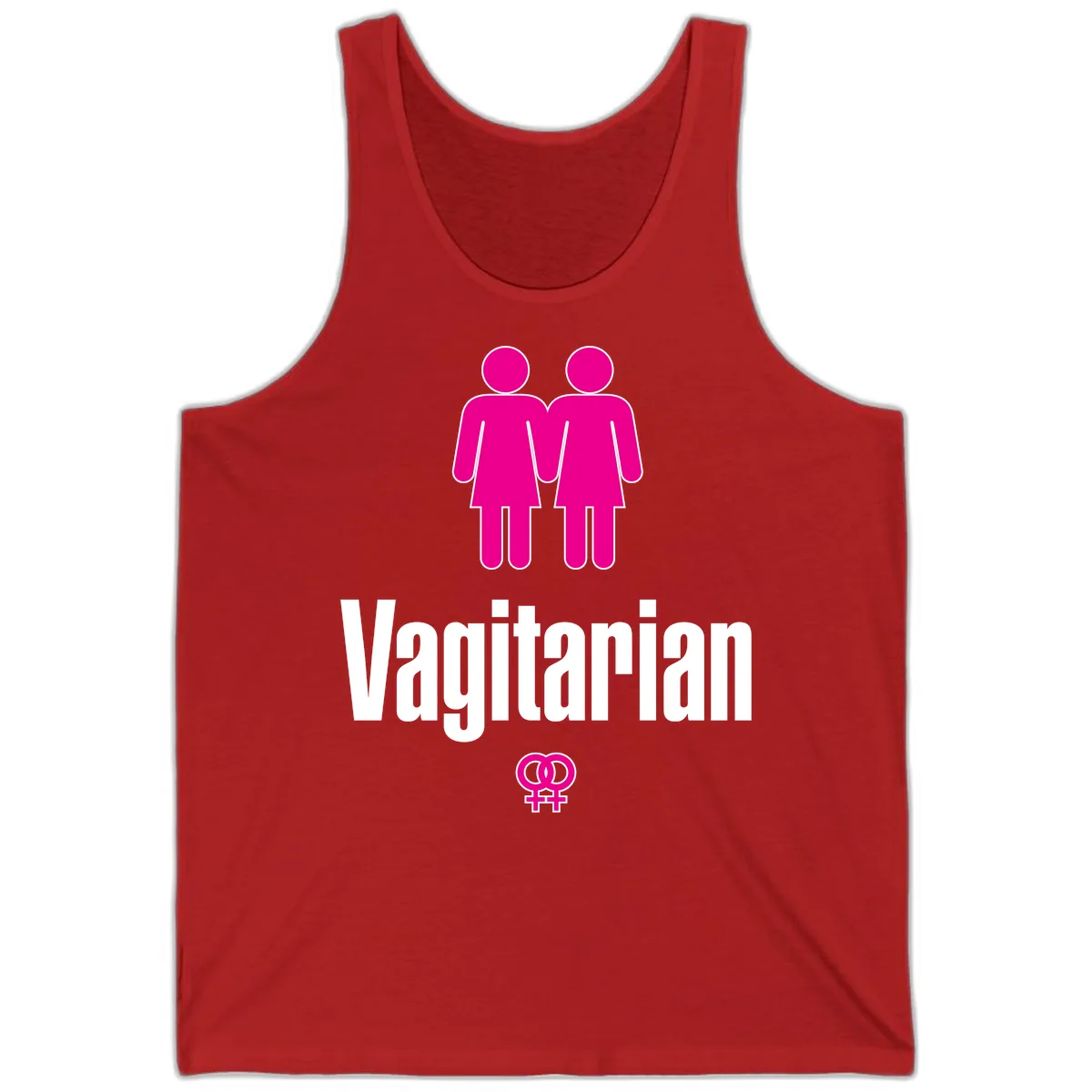 Vagitarian Pride Tank in Red