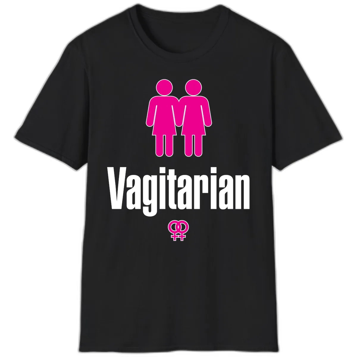 Vagitarian Pride T-Shirt in Black