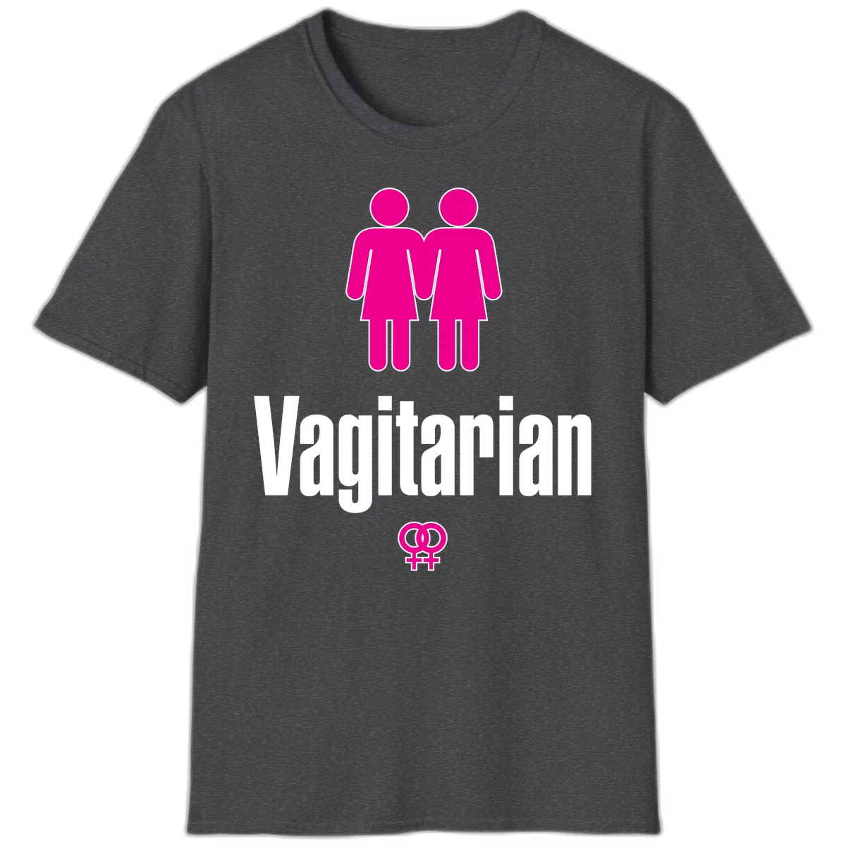 Vagitarian Pride T-Shirt in Dark Heather