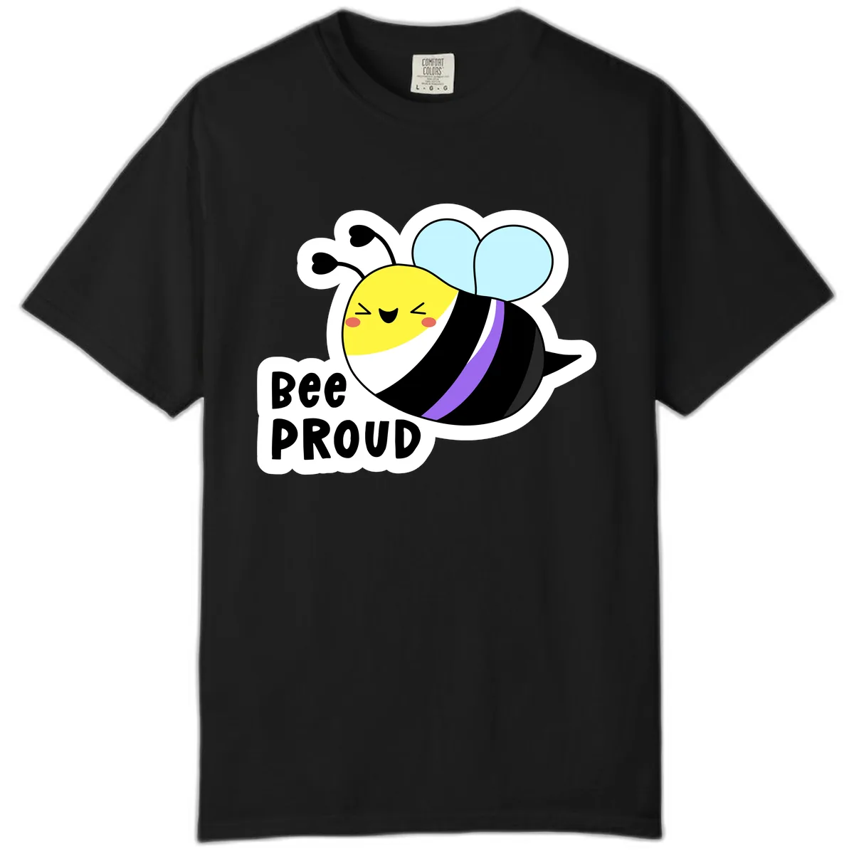 Bee Proud Comfort Color in Black
