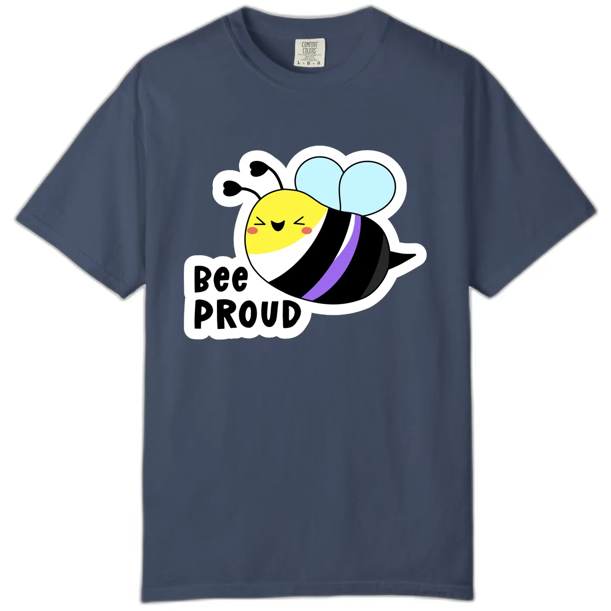 Bee Proud Comfort Color in Midnight