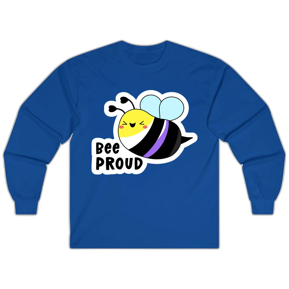 Bee Proud Long Sleeve in Royal