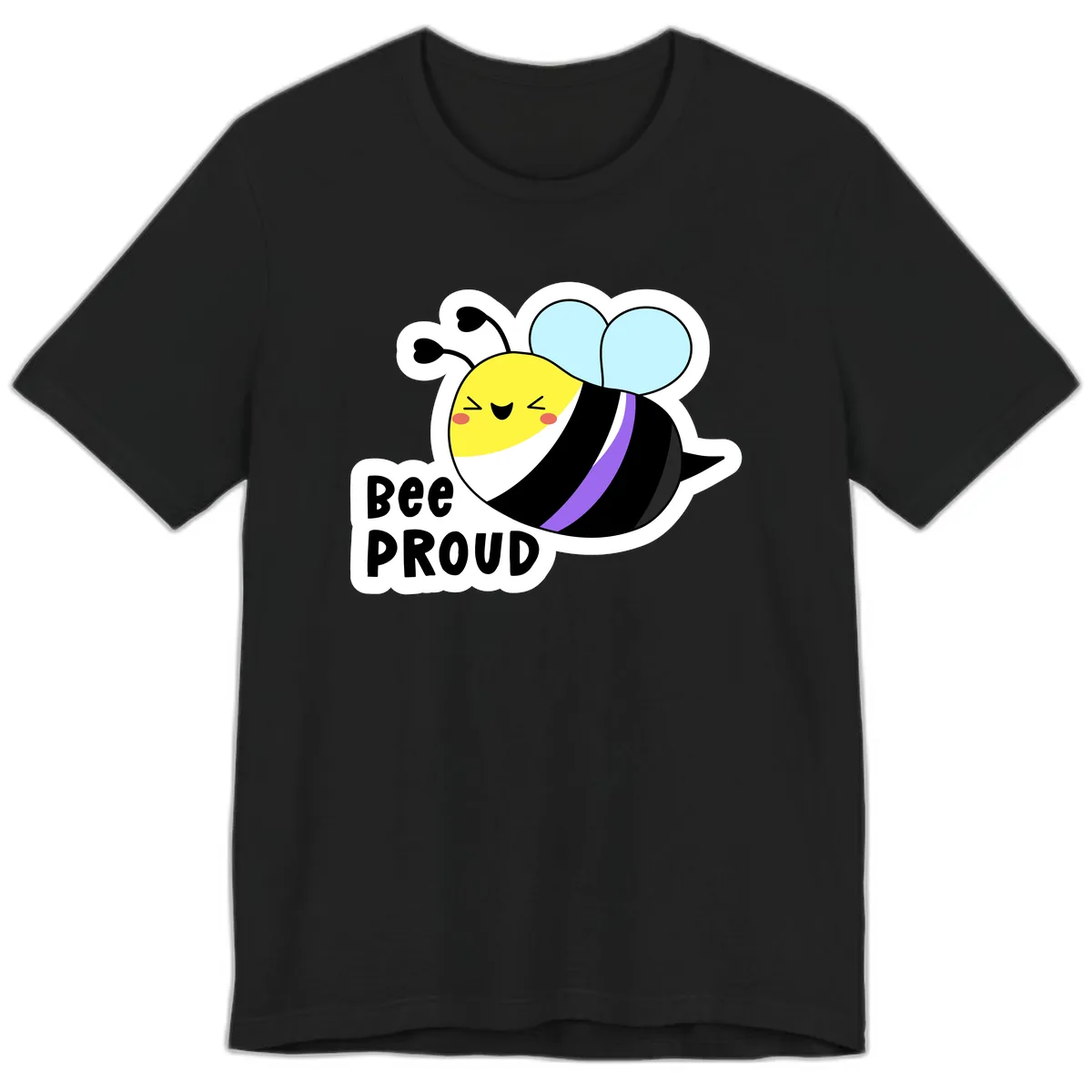 Bee Proud Premium T-Shirt in Black
