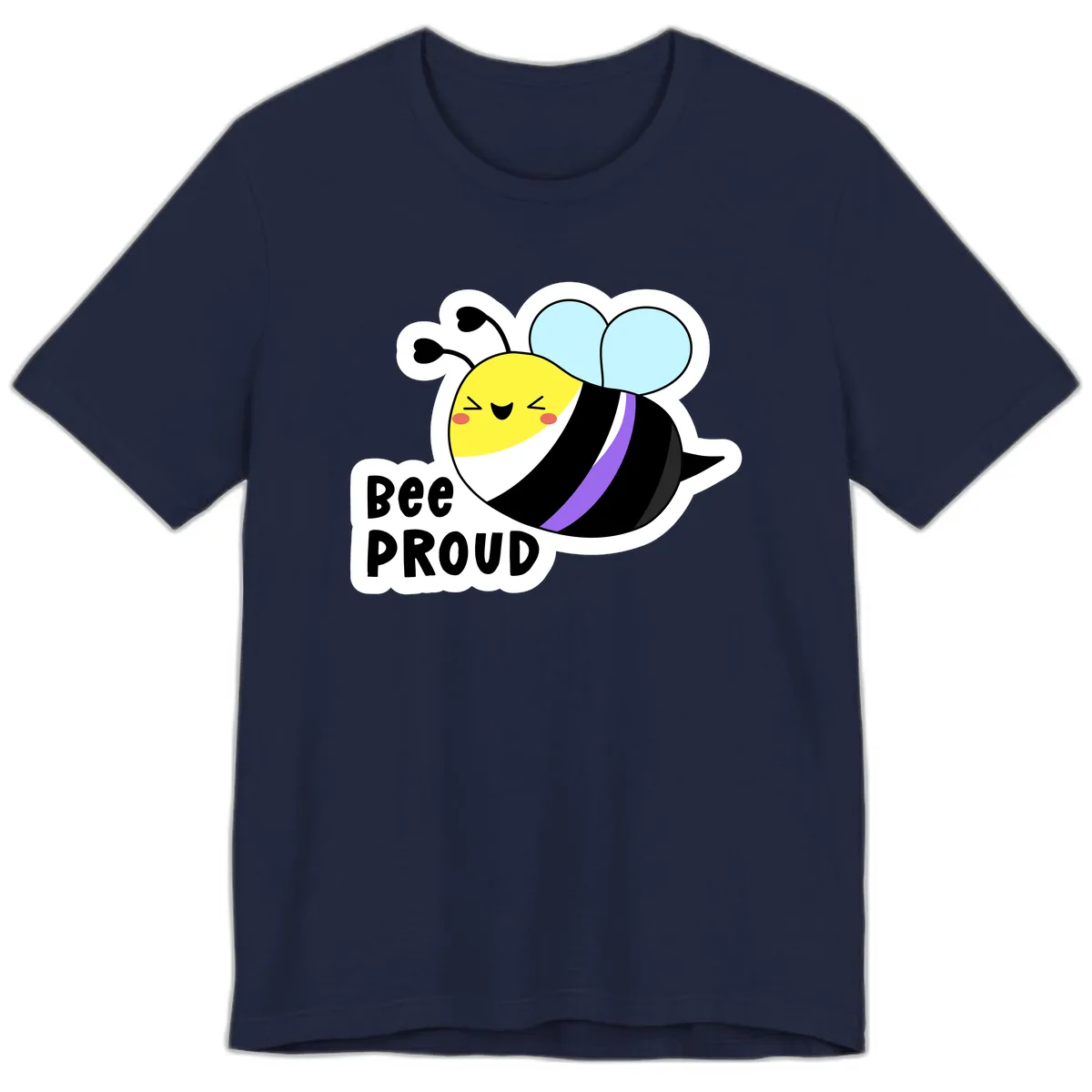 Bee Proud Premium T-Shirt in Navy