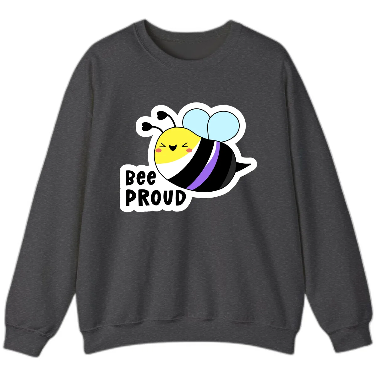 Bee Proud Sweatshirt in Dark Heather